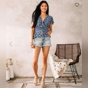 Really cute flattering willow and root crossover top from buckle